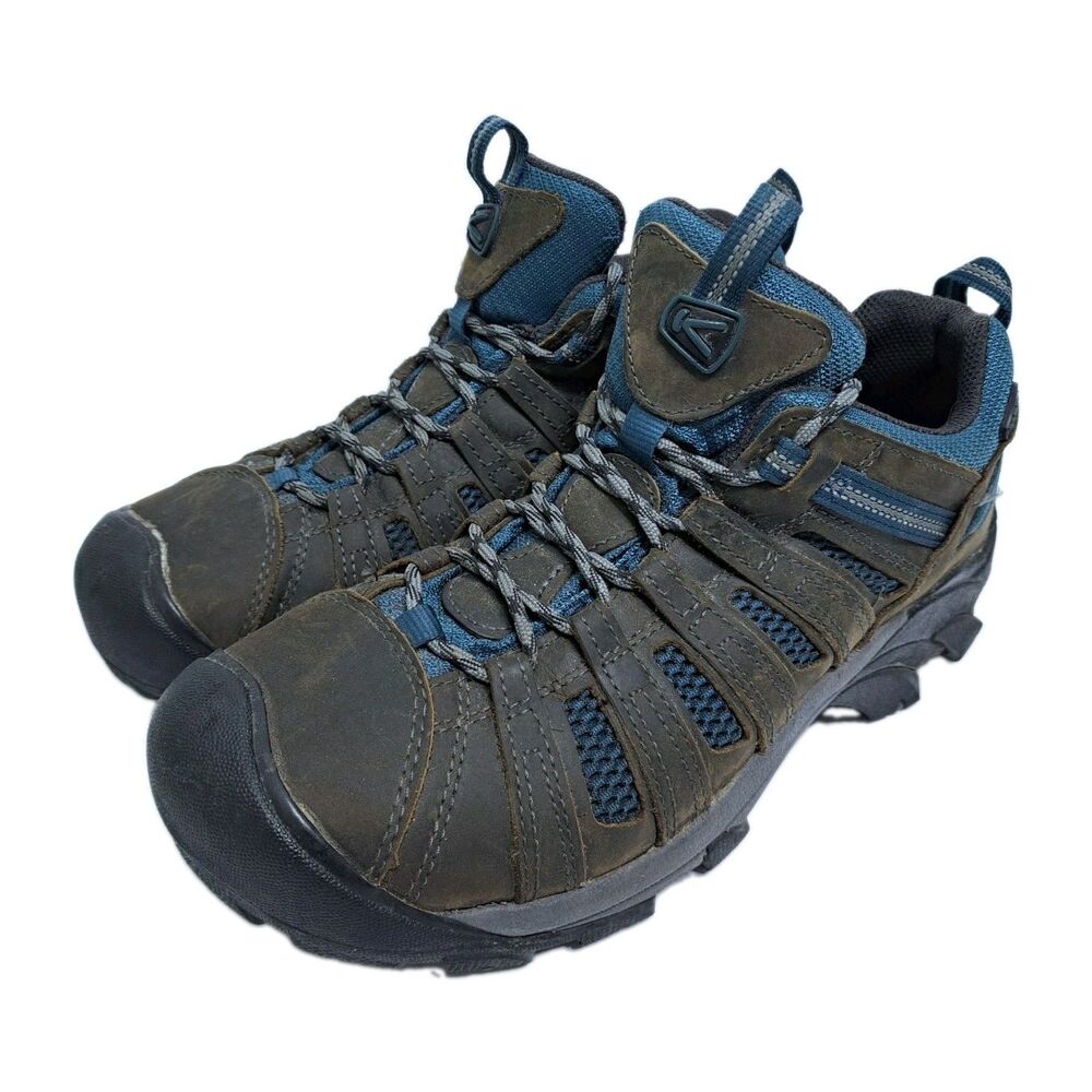 Keen Hiking Boots Men's Size 11 Voyageur Alcatraz Legion Blue Brown Trail
